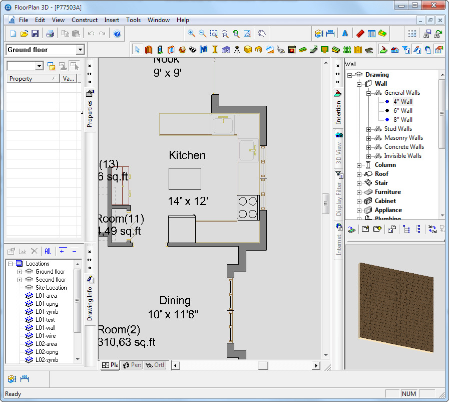 Полная версия FloorPlan 3D