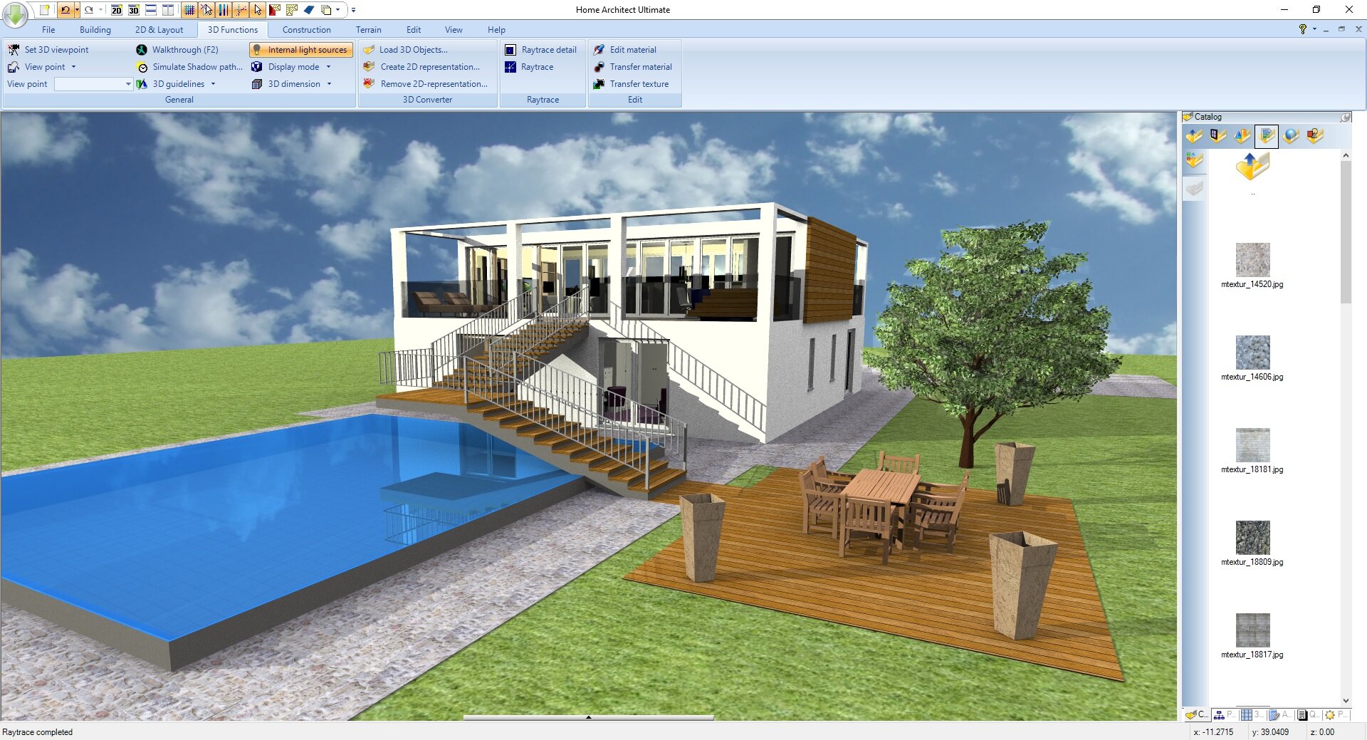 Интерфейс программы Virtual Architect Ultimate Home Design