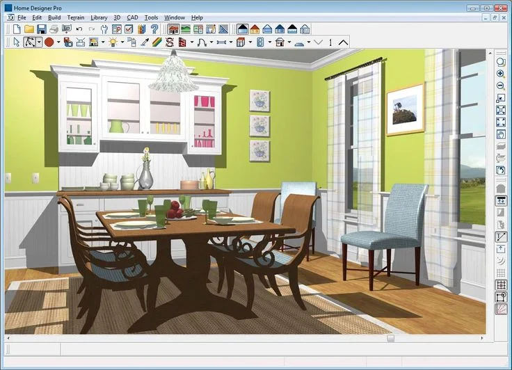 Интерфейс программы HGTV Kitchen Design Software