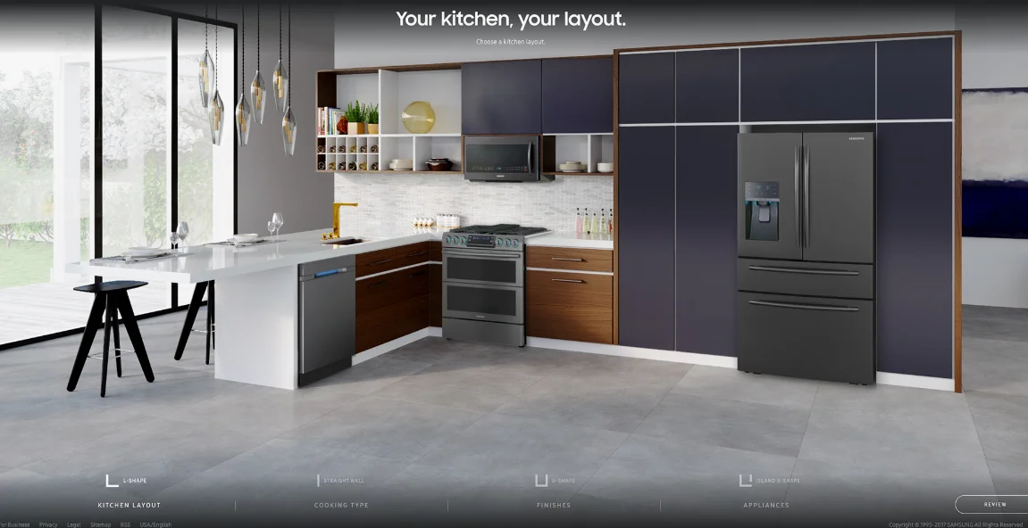 Интерфейс программы Lowe’s Virtual Kitchen Designer