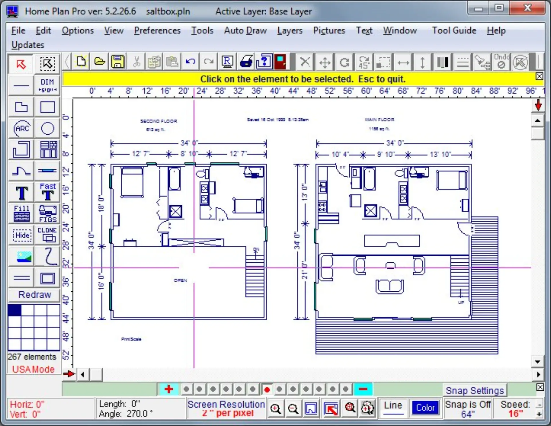 Интерфейс программы Home Plan Pro