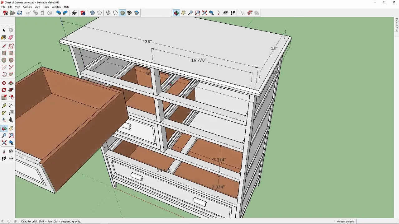 Интерфейс программы SketchUp