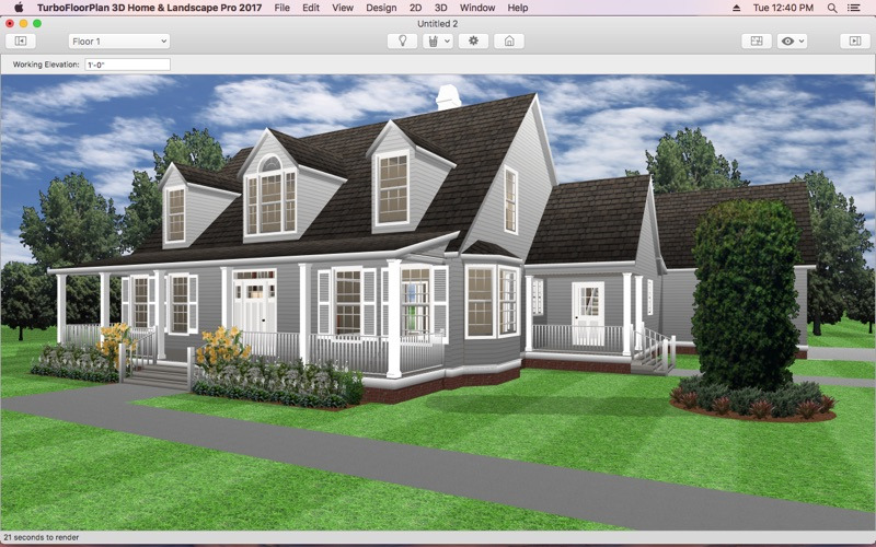 скачать TurboFloorPlan 3D Home & Landscape Pro